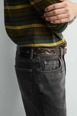 LIMITED EDITION CONTRAST ROPE BELT