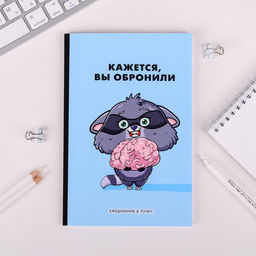 Ежедневник в точку Милый Енот, А5, 64 листа