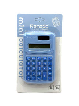 Калькулятор карманный KC-888-4 синий, 8-разрядный, на блистере