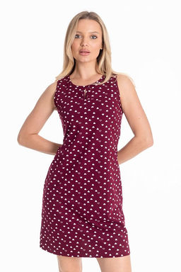 Сорочка М325351бб бордовый/белый - Елена фото 2