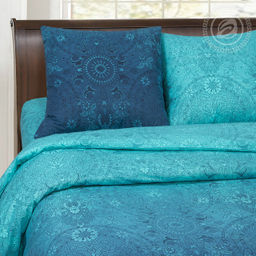 Постельное белье Притяжение (поплин DE LUXE) Евро/Пододеяльник: 1 шт. - 215*200; Простыня: 1 шт. - 215*240; Наволочка: 2 шт. - 70*70; DE LUXE - Артпостель фото 2