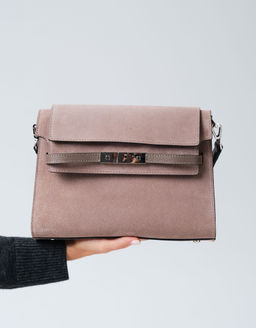 Замшевая сумка Rachel DBR 31361 капучино  фото 2