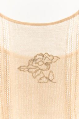 FLORAL EMBROIDERED KNITTED TOP - Zara фото 6