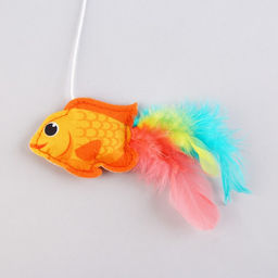 Дразнилка из фетра Рыбка, 6,4х4,8 см - Пушистое счастье фото 4