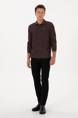 Erkek Siyah Slim Fit Kanvas / Chino Pantolon - U.s. polo assn фото 3