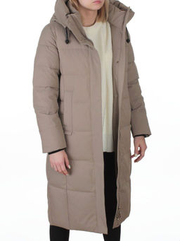 8321 LT. OLIVE Пальто зимнее женское (200 гр. холлофайбер)