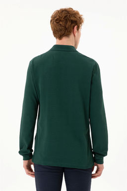 Мужской зеленый базовый свитшот Неожиданная скидка в корзине - U.s. polo assn фото 5