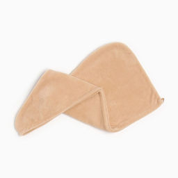 Полотенце-чалма для сушки волос Этель цвет коричневый, 65*25 см, 100% п/э  фото 3