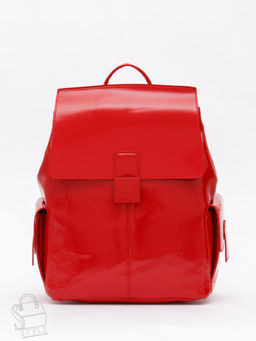 Рюкзак женский кожаный 18337-8 red Polina&Eiterou  фото 3