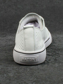 05-PDXL135-1 WHITE Кеды белые (натуральная кожа)