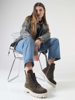 Ботинки 228.V.1541be. Хаки/Байка