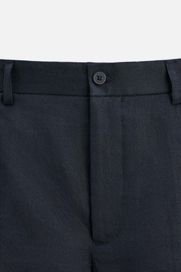 100% LINEN BERMUDA SHORTS - Zara фото 9