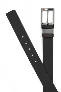 Мужской черный пояс Неожиданная скидка в корзине