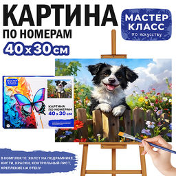 Картина по номерам MKR4030-155 "Сторож" 40х30 см.