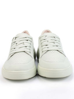 05-PDD180-5 LT. GREEN Кроссовки женские (натуральная кожа)