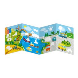 Книжка-картинка с многоразовыми наклейками арт. 51511/ 10 Транспорт - Феникс+ фото 2