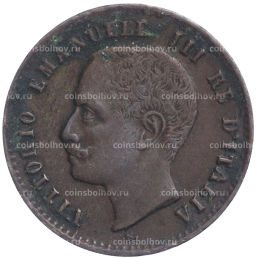 Монета 2 чентезимо 1903 года Италия