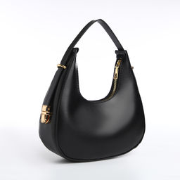 Сумка женская багет на молнии, цвет чёрный - Simaland фото 6