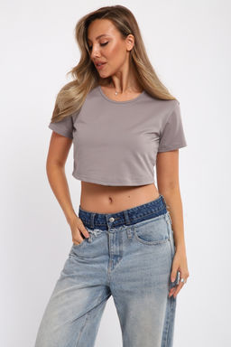83908 укороченная футболка женская - Натали фото 34