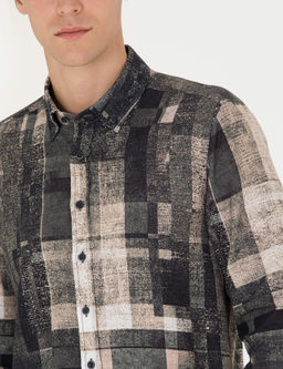 Siyah Slim Fit Uzun Kollu G_mlek