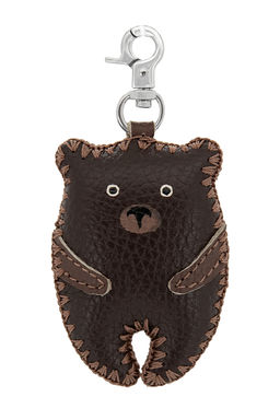 Брелок кожаный Миша ДС-488.1