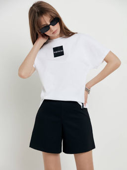 CONTE Футболка из хлопка Girl from Mars LD 1649 white-black