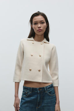 KNIT WRAP CARDIGAN - Zara фото 2