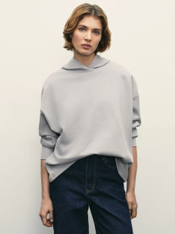 Худи свободного кроя из футера / Zarina