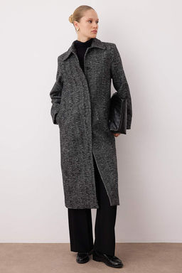 Antrasit Bal?ks?rt? Mono Kapama Fitted Maxi Kase Kaban TWOAW26KB00042