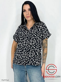 рубашка женская с принтом - Bruno фото 4