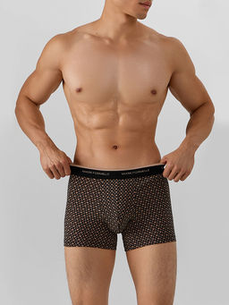 Цена за 2 штуки! Трусы боксеры мужские черные с узором