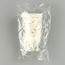 Цена за 10 шт. Стакан бумажный Природа, 250 мл - Страна карнавалия фото 7