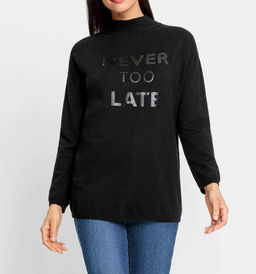 Пуловер, черный - Heine фото 3