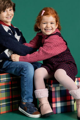 U. S. Polo Assn Темно-синее тканое платье для девочки - U.s. polo assn фото 5