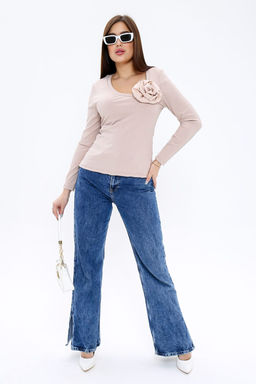 Лонгслив трикотажный Роза