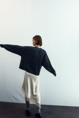 CABLE-KNIT JUMPER - Zara фото 4