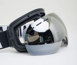 Горнолыжная маска - лыжные очки, серебро