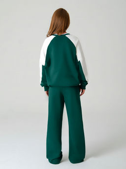 Арт. 2-541 Костюм женский с брюками 44-50 (4 шт) Цвет:изумруд,белый - Калинка фото 18