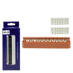 Автовизитка / табличка с номером телефона в машину / автовизитка номер телефона / парковочная автовизитка - Buro фото 2