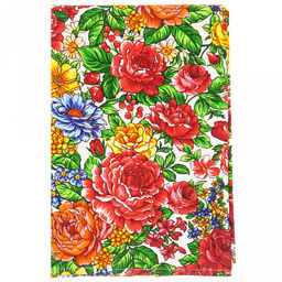 Скатерть-дорожка на стол 50х148см "Паулина", хлопок "Премиум" 236г/м2, "Домашняя мода" (Россия)