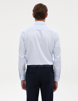 A__k Mavi Slim Fit Uzun Kollu Basic G_mlek - Pierre cardin фото 12