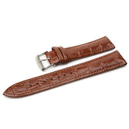 Ремешок для часов натуральная кожа светло-коричневый 16 мм C11-16light-brown