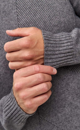 Водолазка F421-1528 grey melange - Fine joyce фото 5