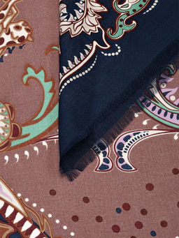 Платок жен. шелк+шерсть+мод 120х120 E16-7274-16 - Eleganzza фото 3