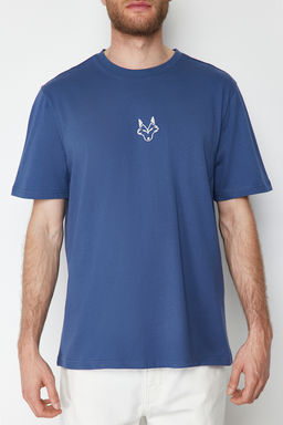 TRENDYOL MAN Siyah Regular/Normal Kesim Kurt Nak?sl? %100 Pamuklu T-Shirt TMNSS24TS00056 - Trendyolmilla фото 15