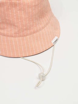 Панама хлопковая Персик - Bungly фото 4