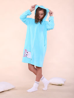 Халат "Уют" голубой