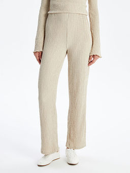 Beli Lastikli Dokulu Kad?n Pantolon