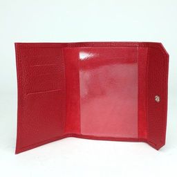 Обложка для паспорта Croco-П-402 (5 карм) натуральная кожа красный флотер (113) 236244  фото 3