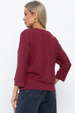 Джемпер трикотажный Претти (бордовый) Б14845-50М